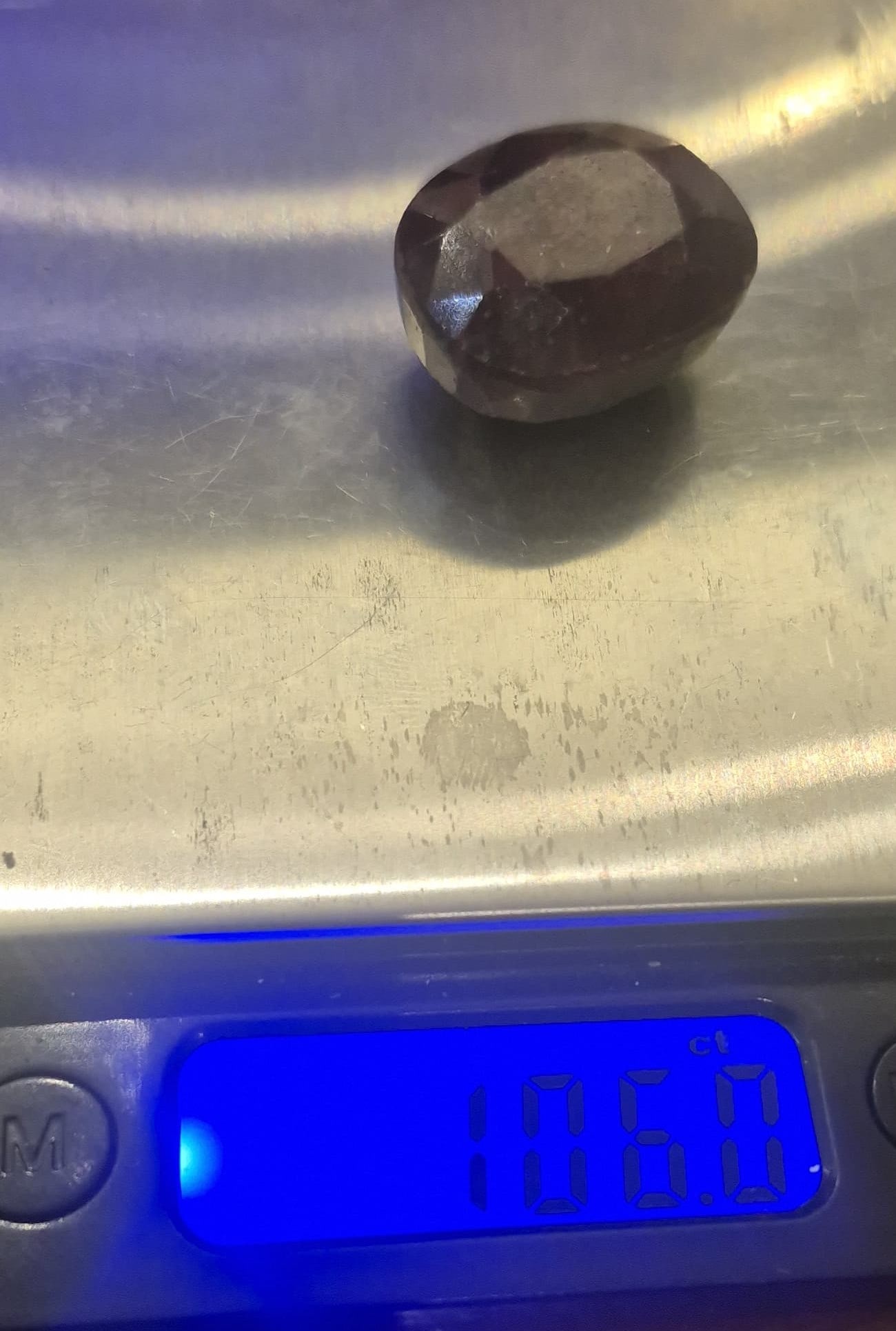 Large Faceted Ruby Loose Stone - 4