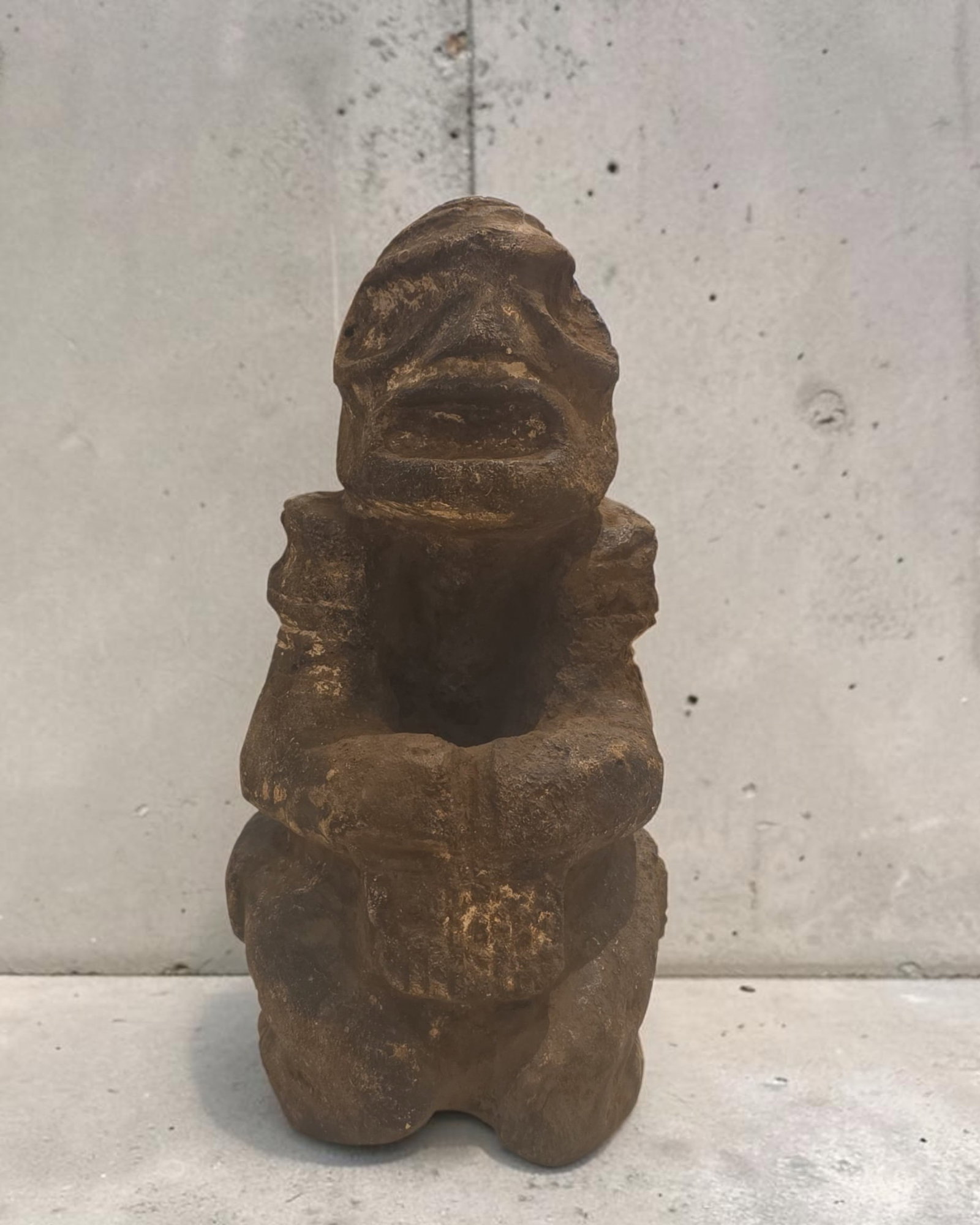 Pre-Columbian Taino Seated Ceremonial Figure (1 of 5)