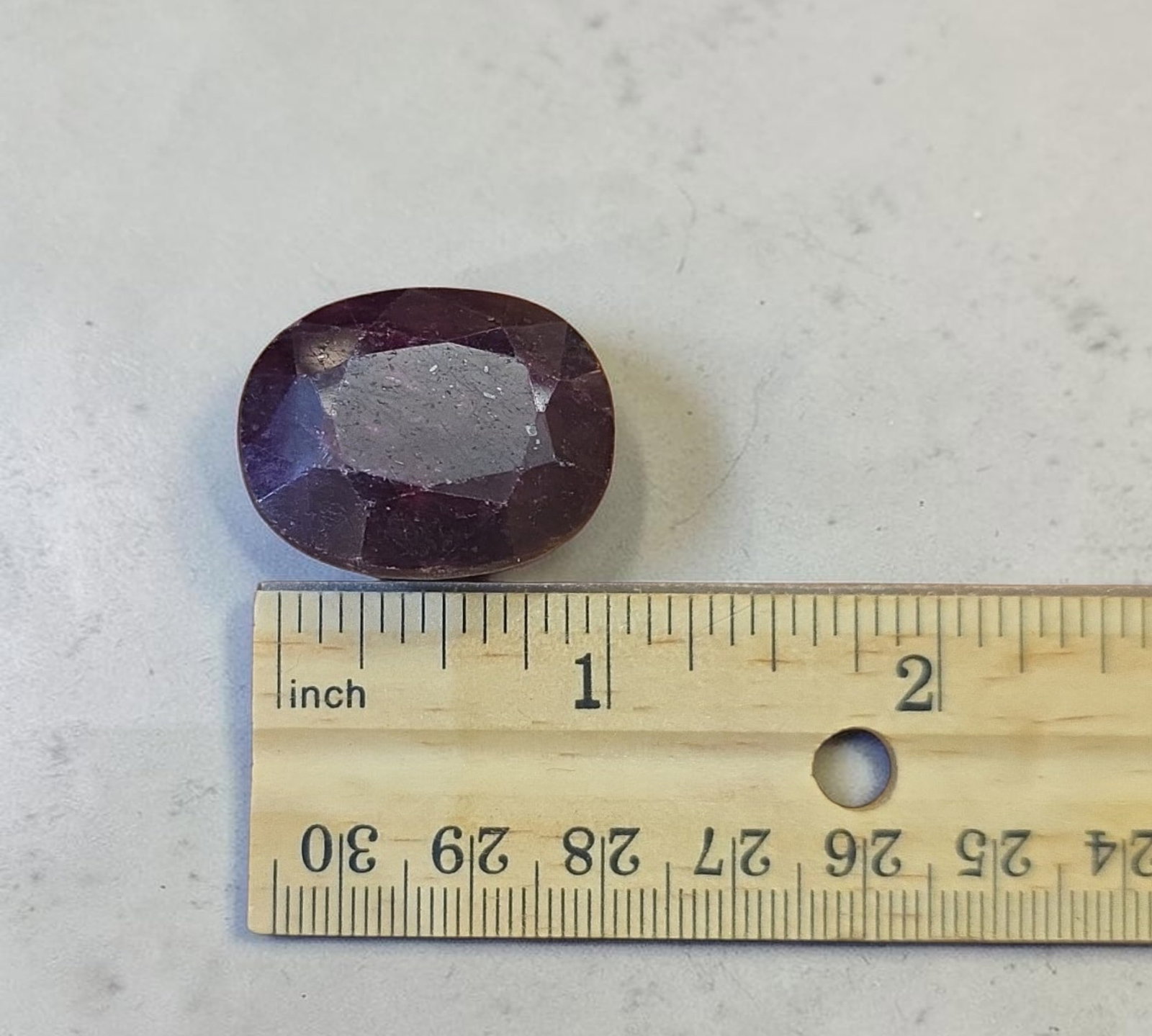 Natural Faceted Ruby , Huge 106 CT - 2