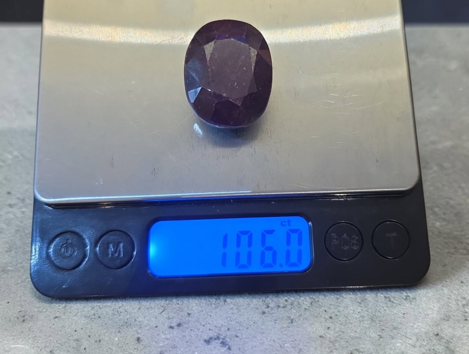 Natural Faceted Ruby , Huge 106 CT - 3