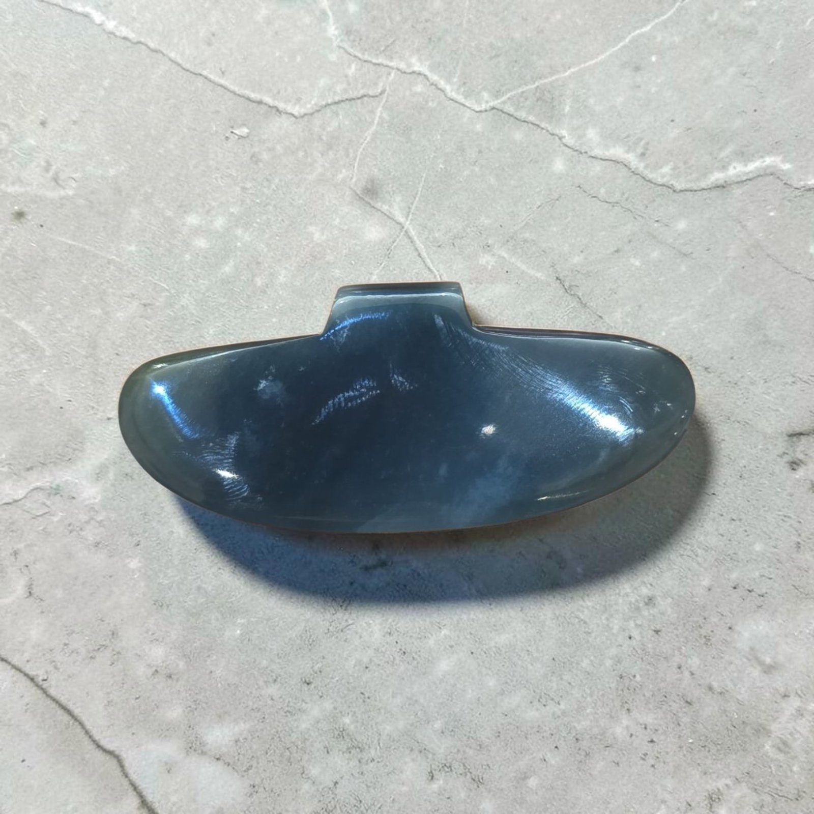 Pre-Columbian Blue Jade Pectoral Pendant (1 of 4)