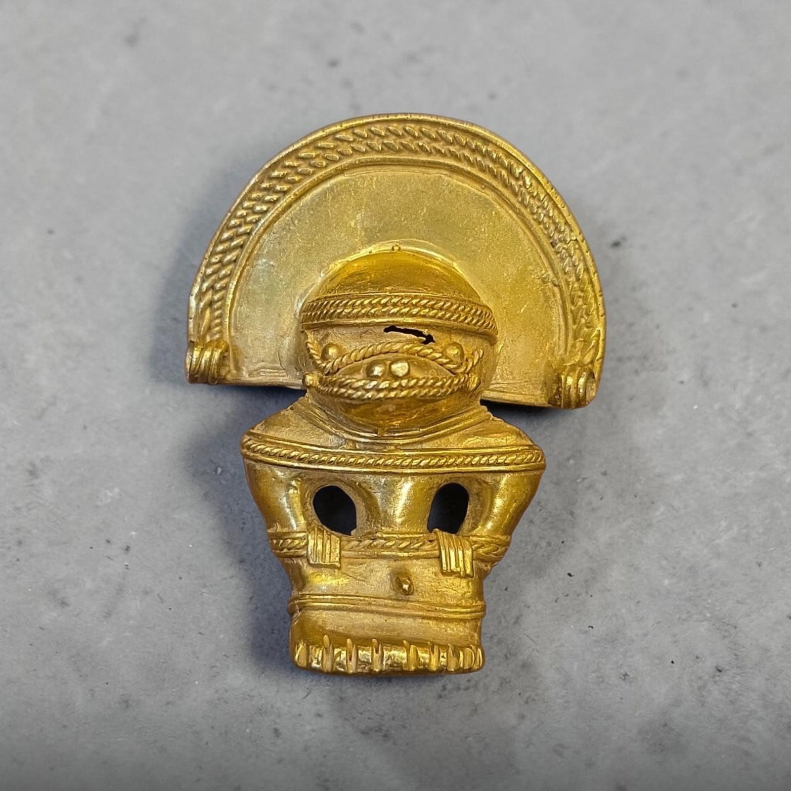 Pre-Columbian Cacique Shaman, Tumbaga (1 of 5)