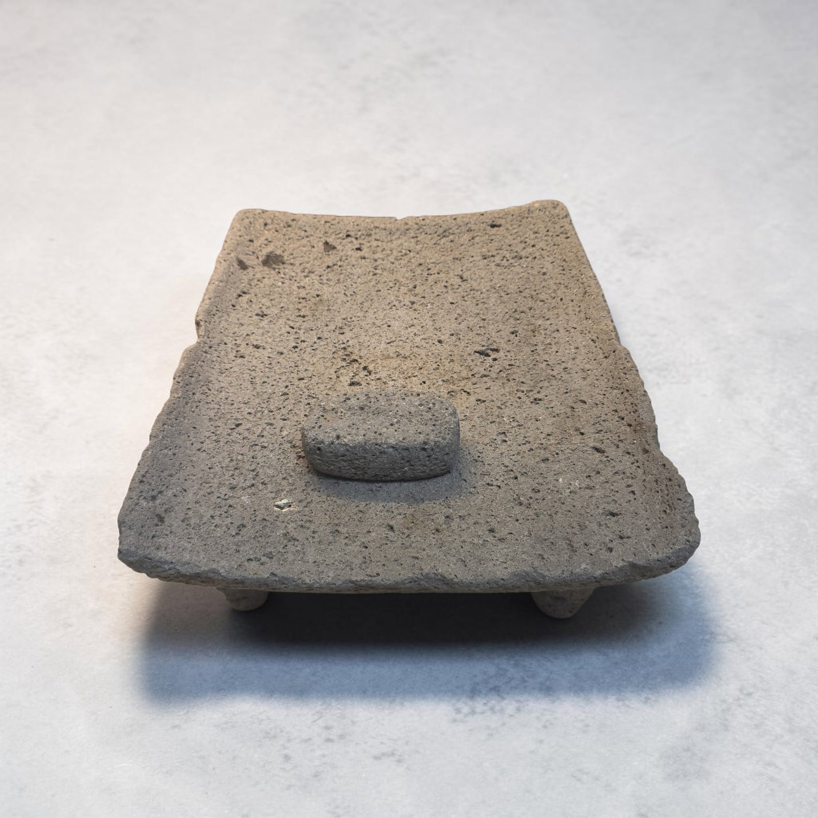 Pre-Columbian Metate and Grinding Stone, Costa Rica (1 of 5)