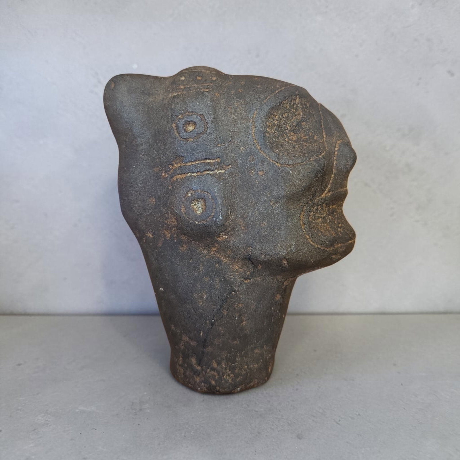 Authentic Pre-Columbian Taino Zemi Ceremonial Head (1 of 5)