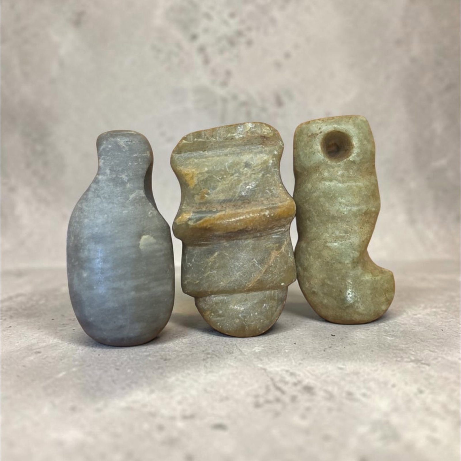 Pre-Columbian Jade Pendant Beads, Costa Rica (1 of 3)