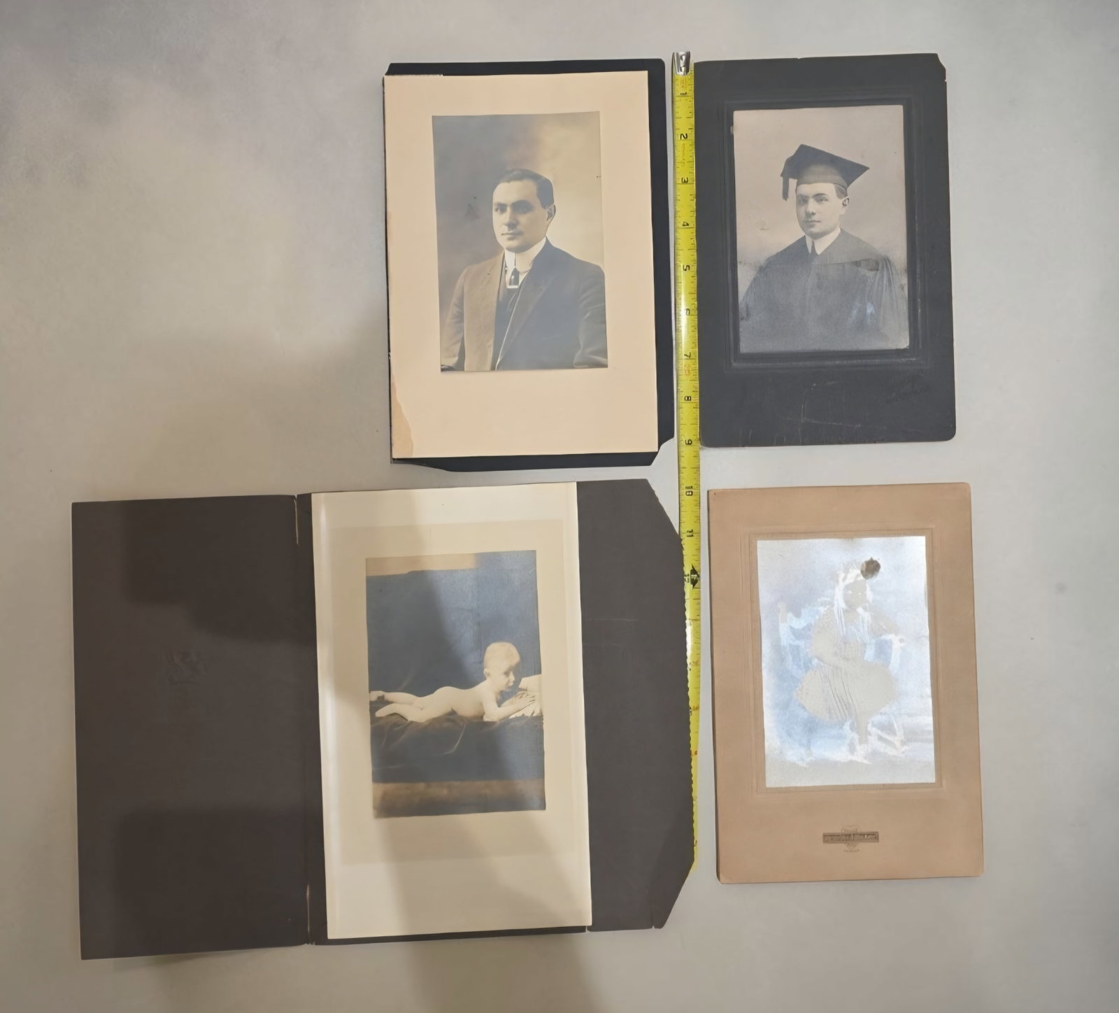 Antique Black and White Portrait Photographs (1 of 1)