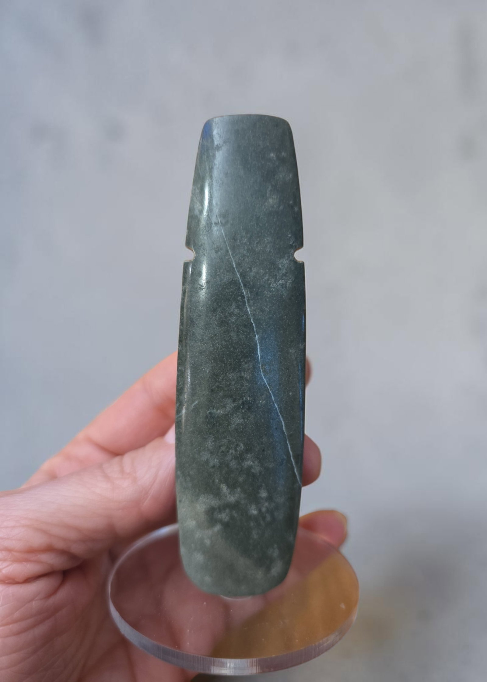 Pre-Columbian Jade Celt, Costa Rica (1 of 5)