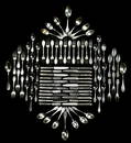 Gianmaria Buccellati (Italy) Empire-Impero Sterling Silver Flatware