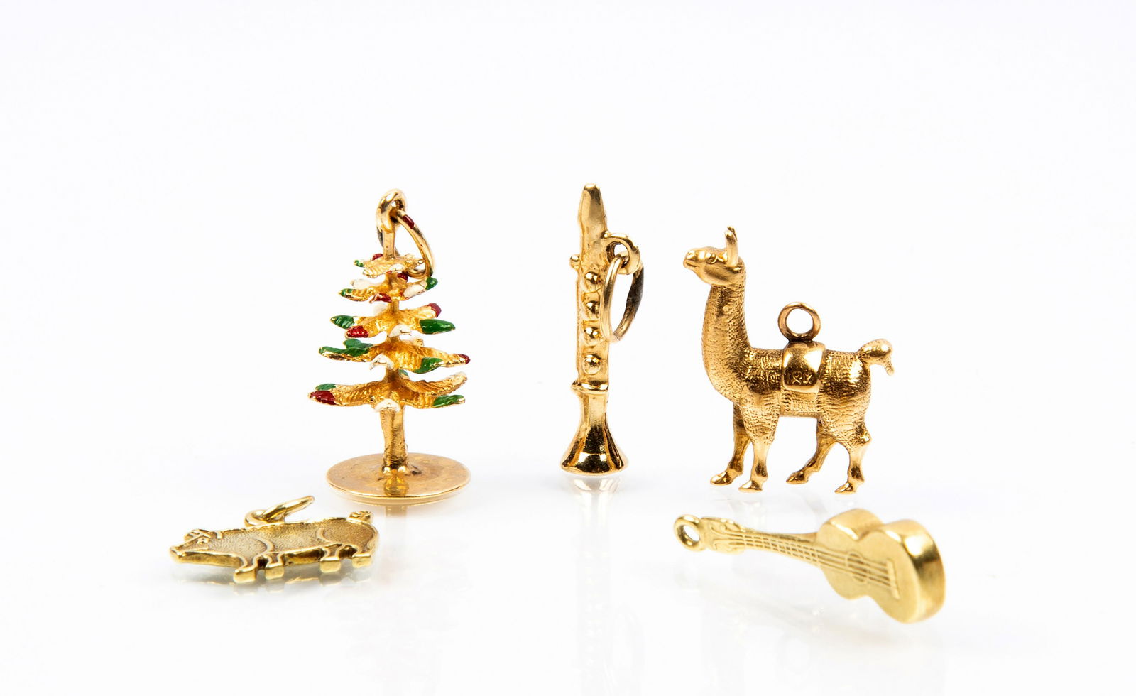 Five Yellow Gold Charms (1 of 5)