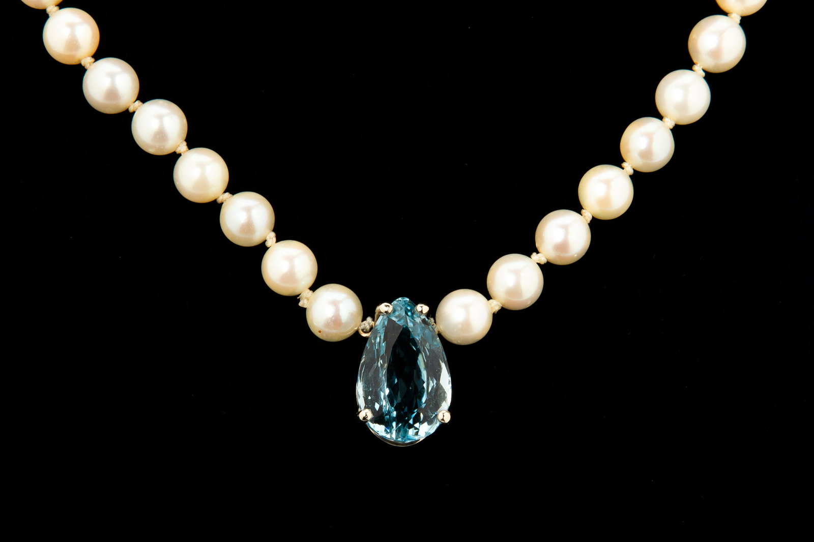 Pearl, Topaz and 14K Necklace (1 of 7)