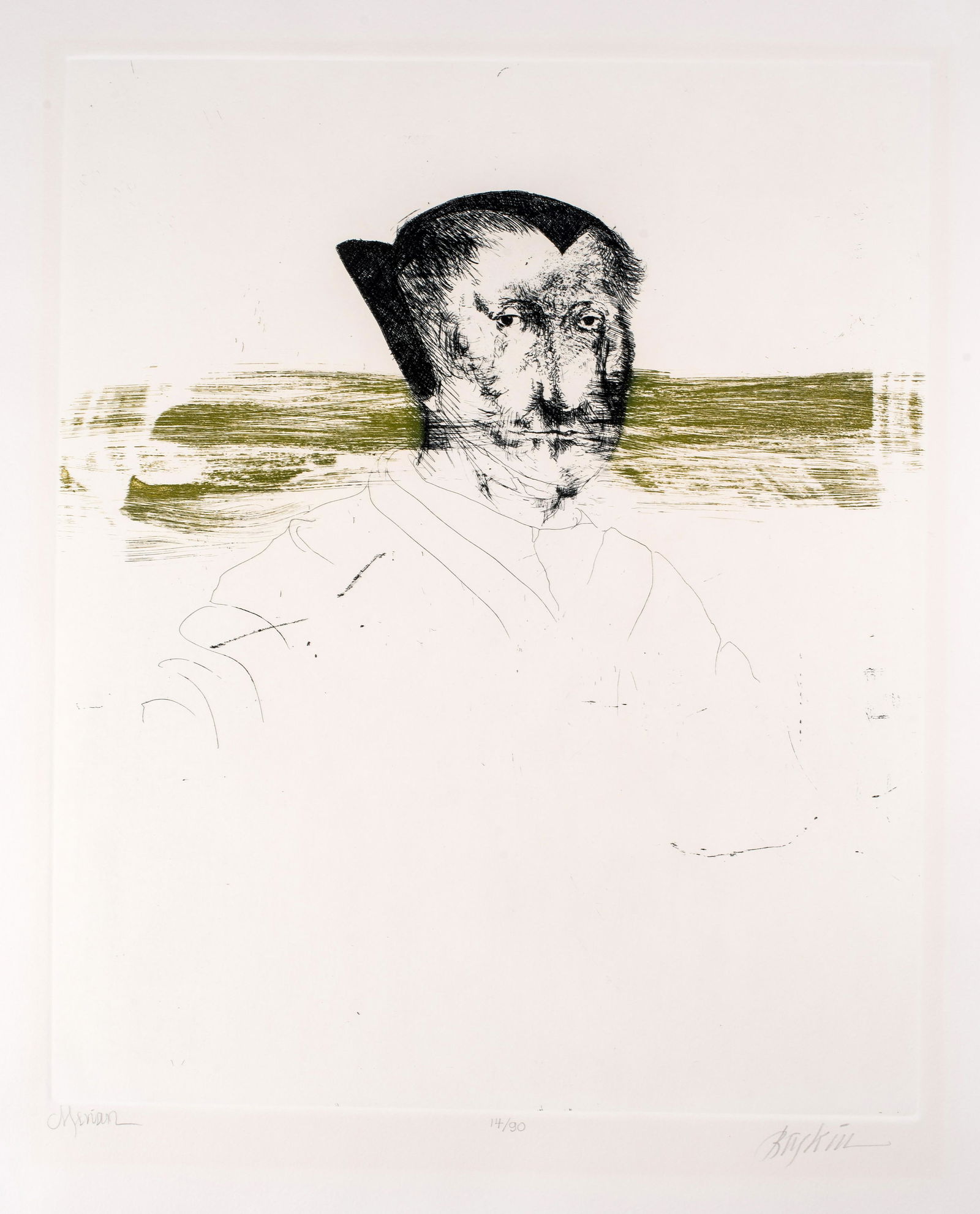 Leonard Baskin (1922-2000) Maria Sybilla Merian, 1969 (1 of 5)