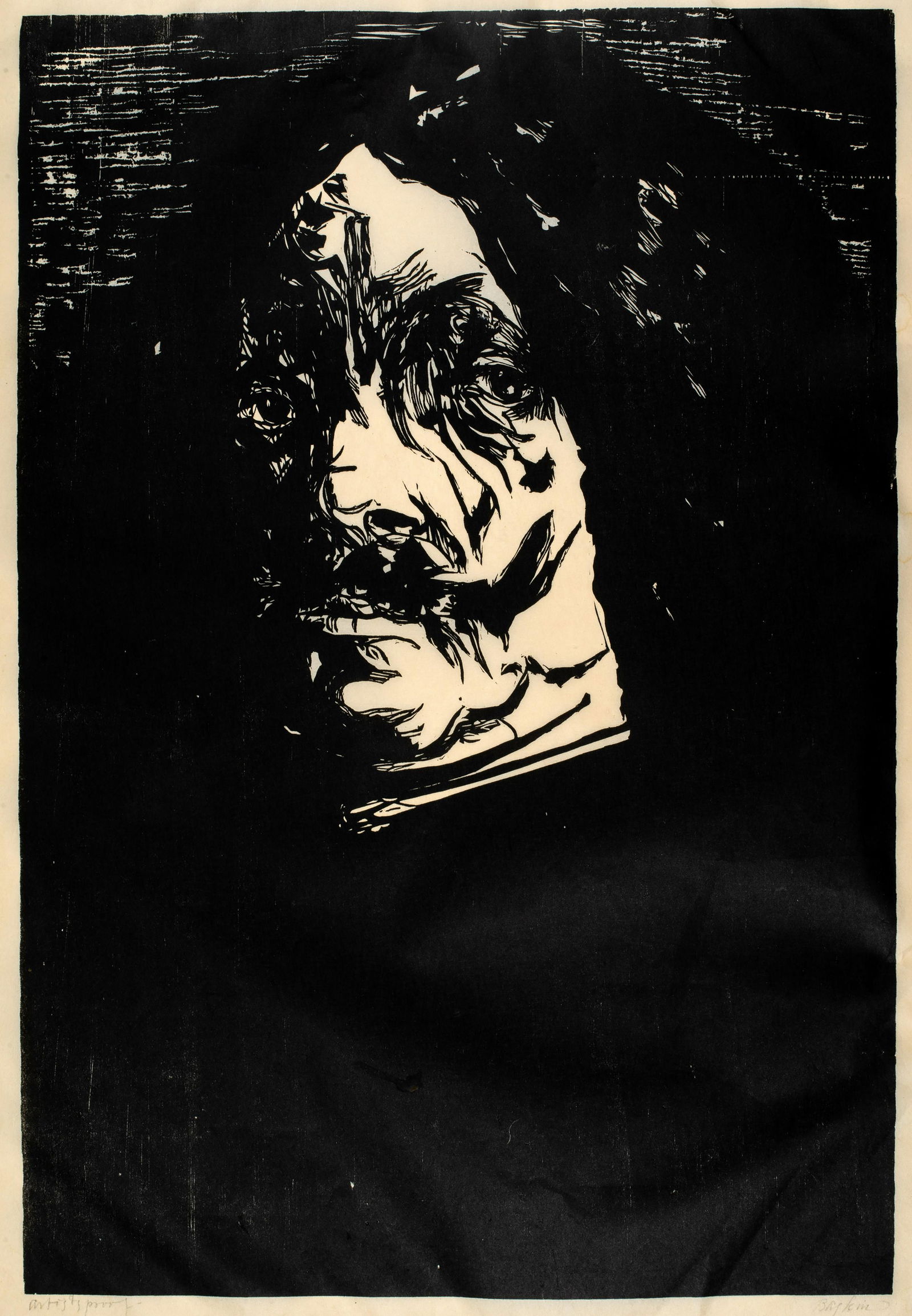 Leonard Baskin (1922-2000) Velasquez, 1963 (1 of 5)