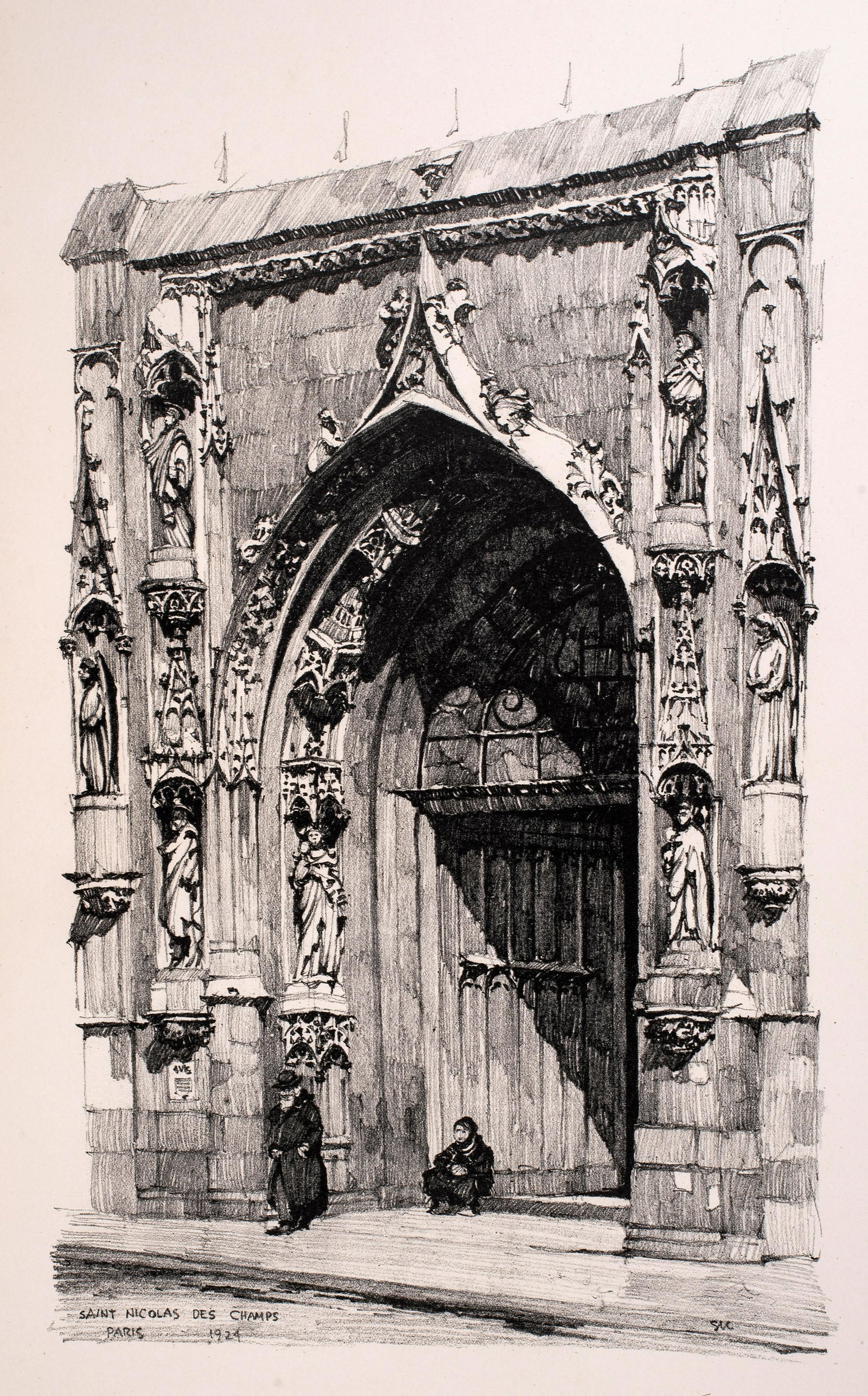 Samuel Chamberlain (1895-1975) Echoppe d'Etameur, Paris, 1924 (1 of 4)