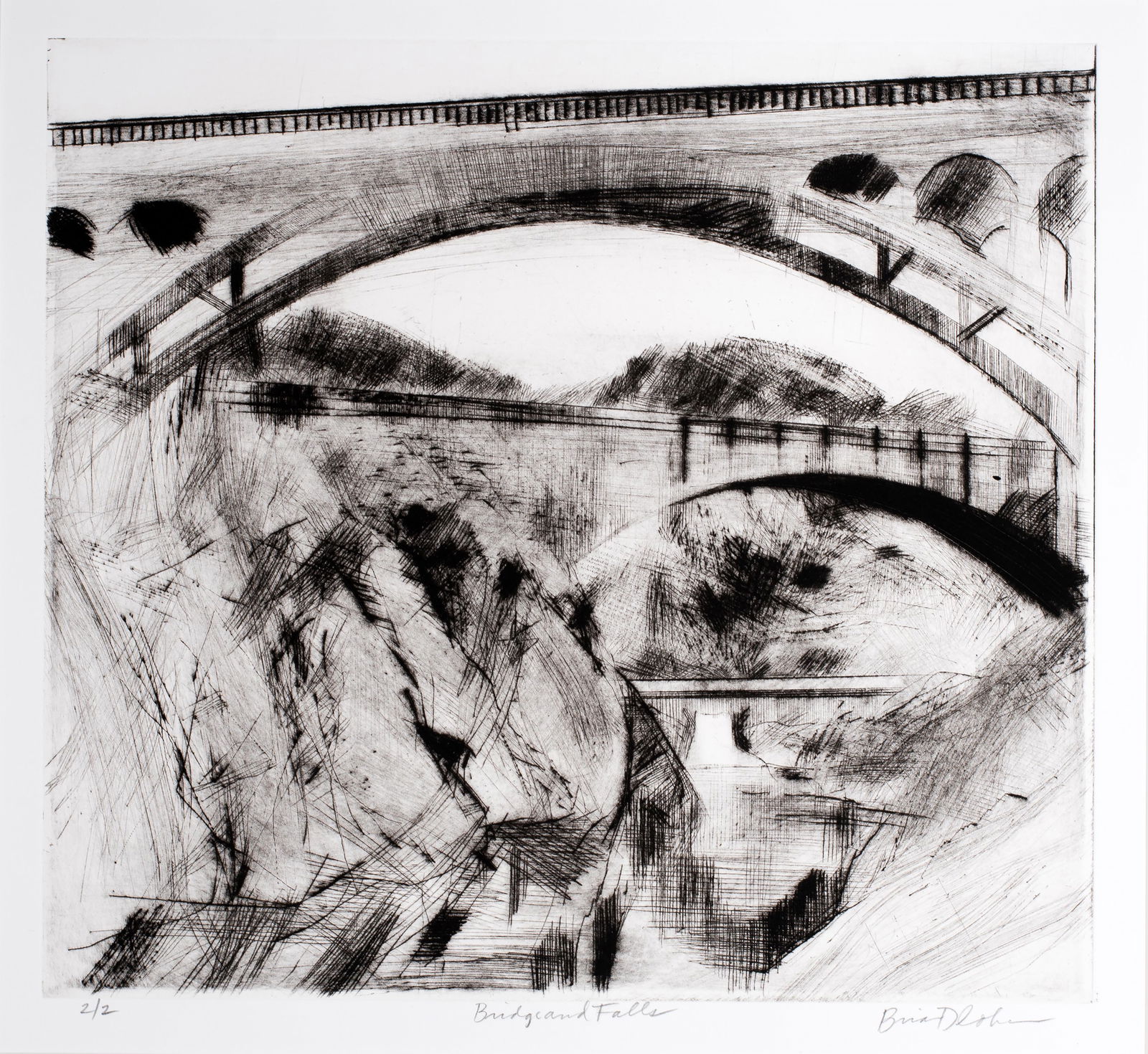 Brian Cohen (b.1959) Bridge And Falls (1 of 4)