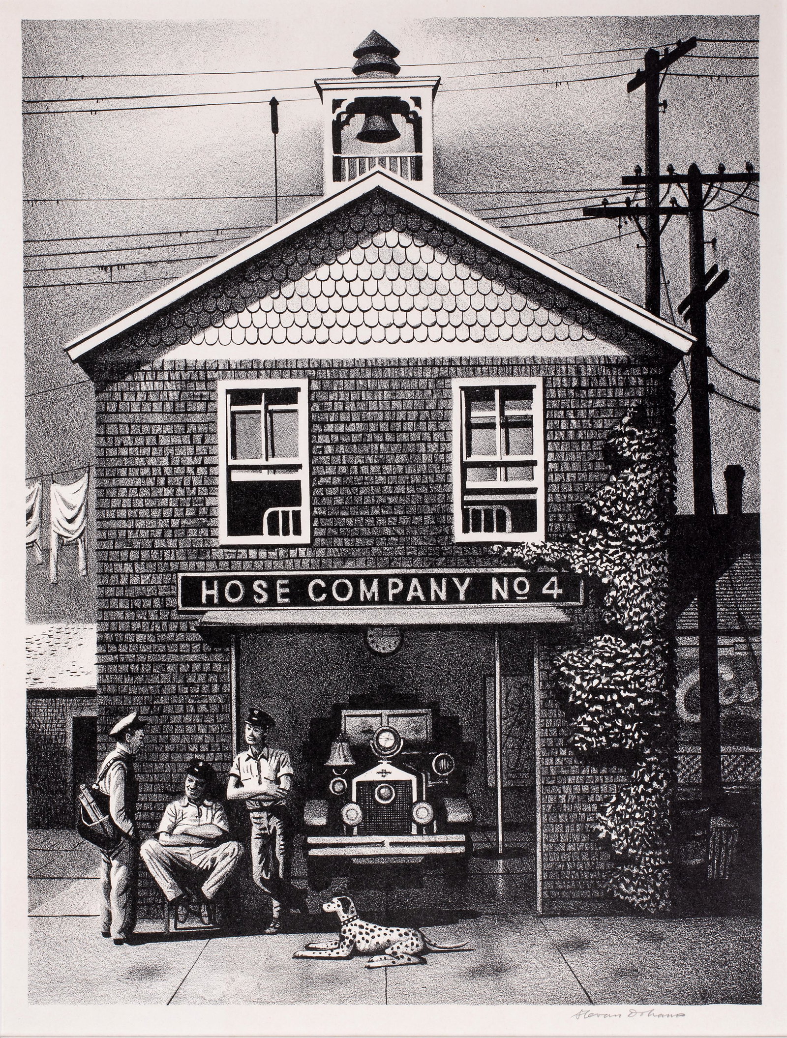 Stevan Dohanos (1907-1994) Hose Company No. 4, 1950 (1 of 5)