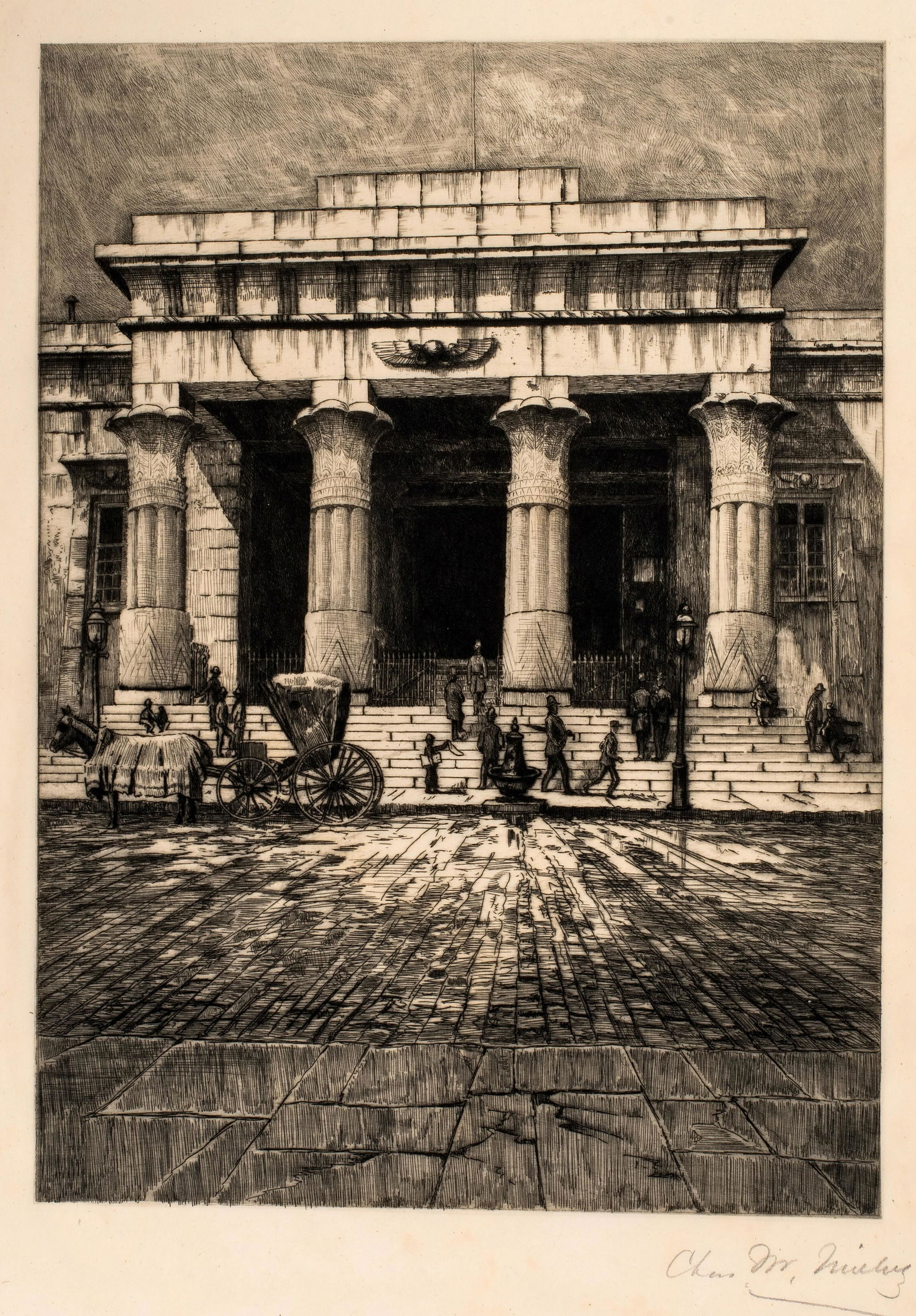 Charles Mielatz (1864-1919) The Tombs (1 of 3)