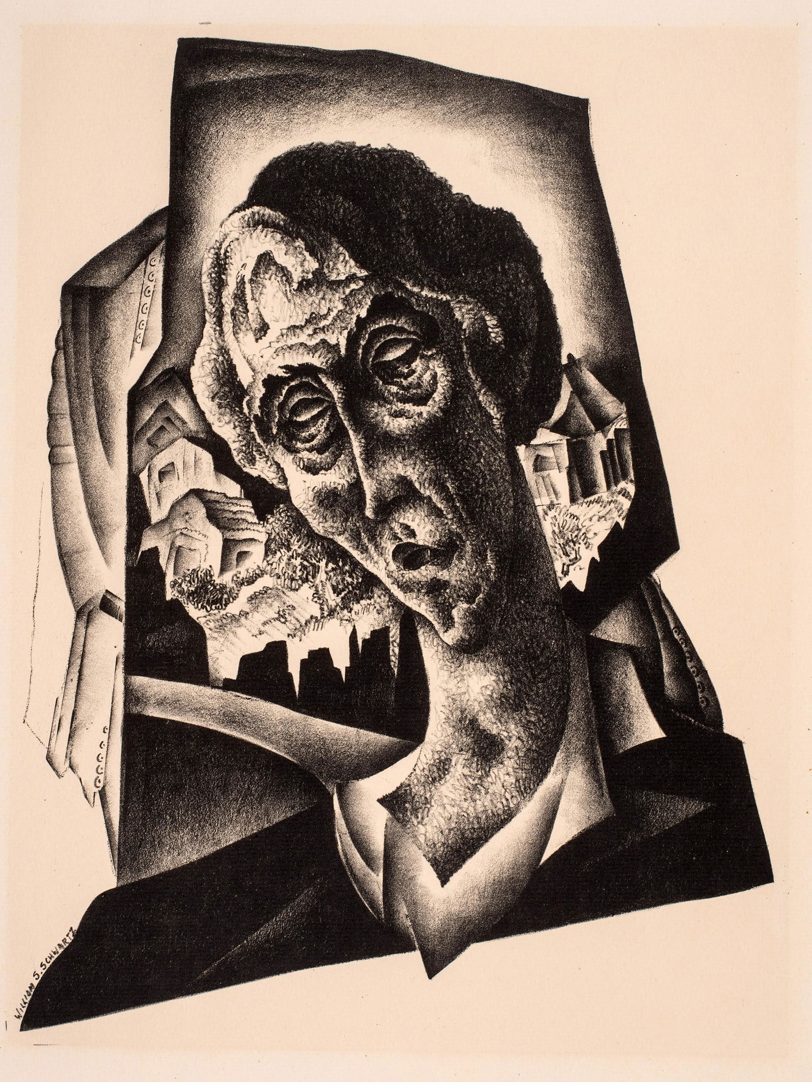 William Schwartz (1896-1977) Montage Number 38 (1 of 4)