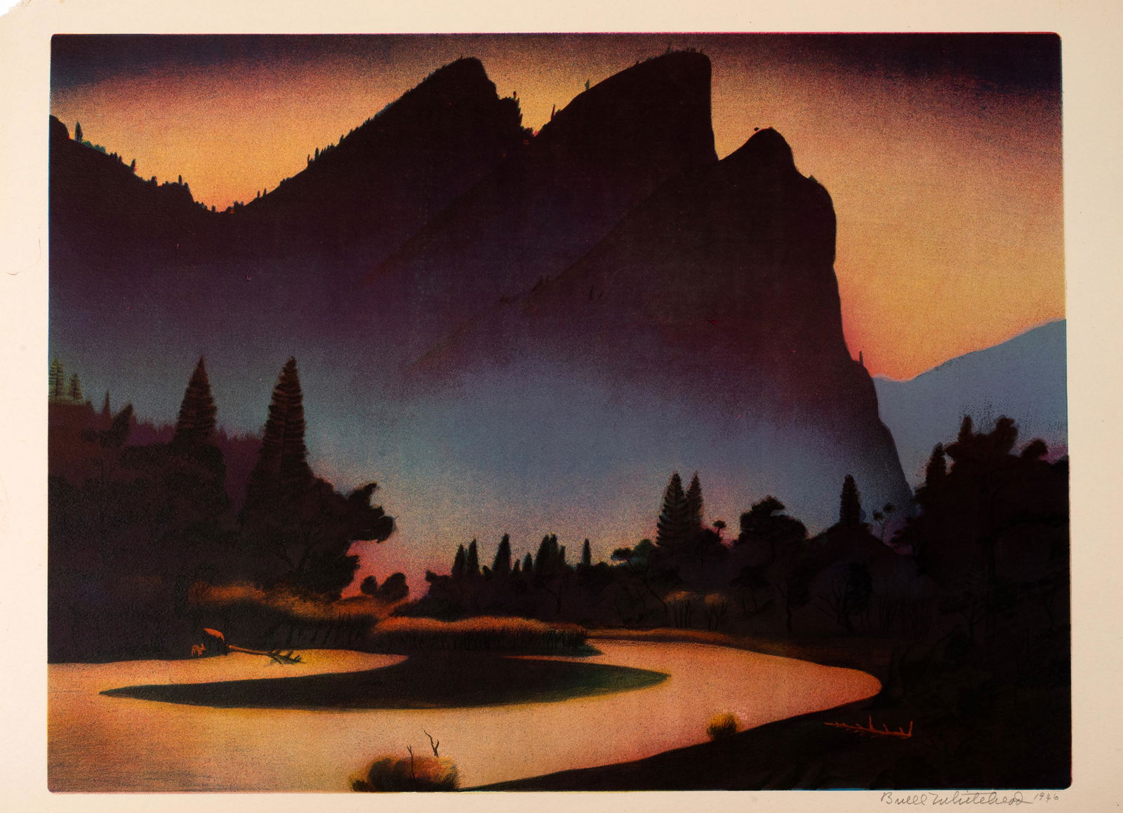 Buell Lee Whitehead (1919-1994) Three Brothers, 1947 (1 of 3)