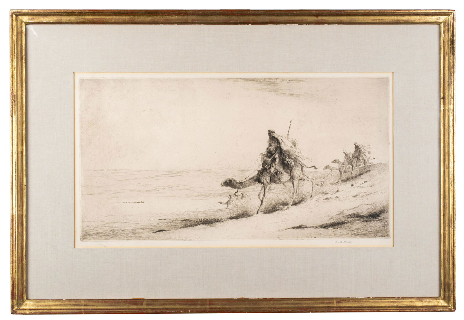 Edward Julius Detmold (1883-1957) Bandits in the Desert, 1927 (1 of 5)