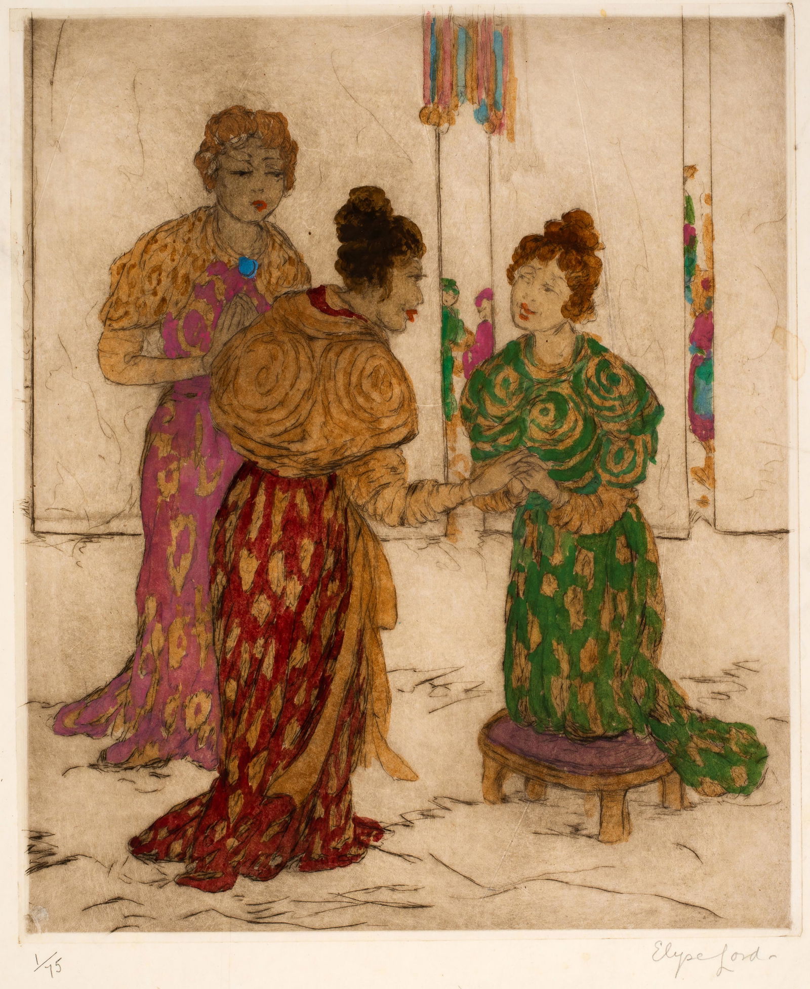 Elyse Ashe Lord (1900-1971) Welcome!, c.1940's (1 of 5)