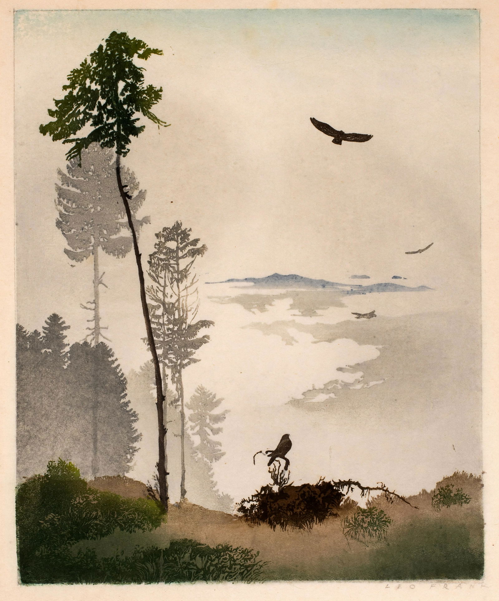 Leo Frank (1884-1948) Buzzards (1 of 4)