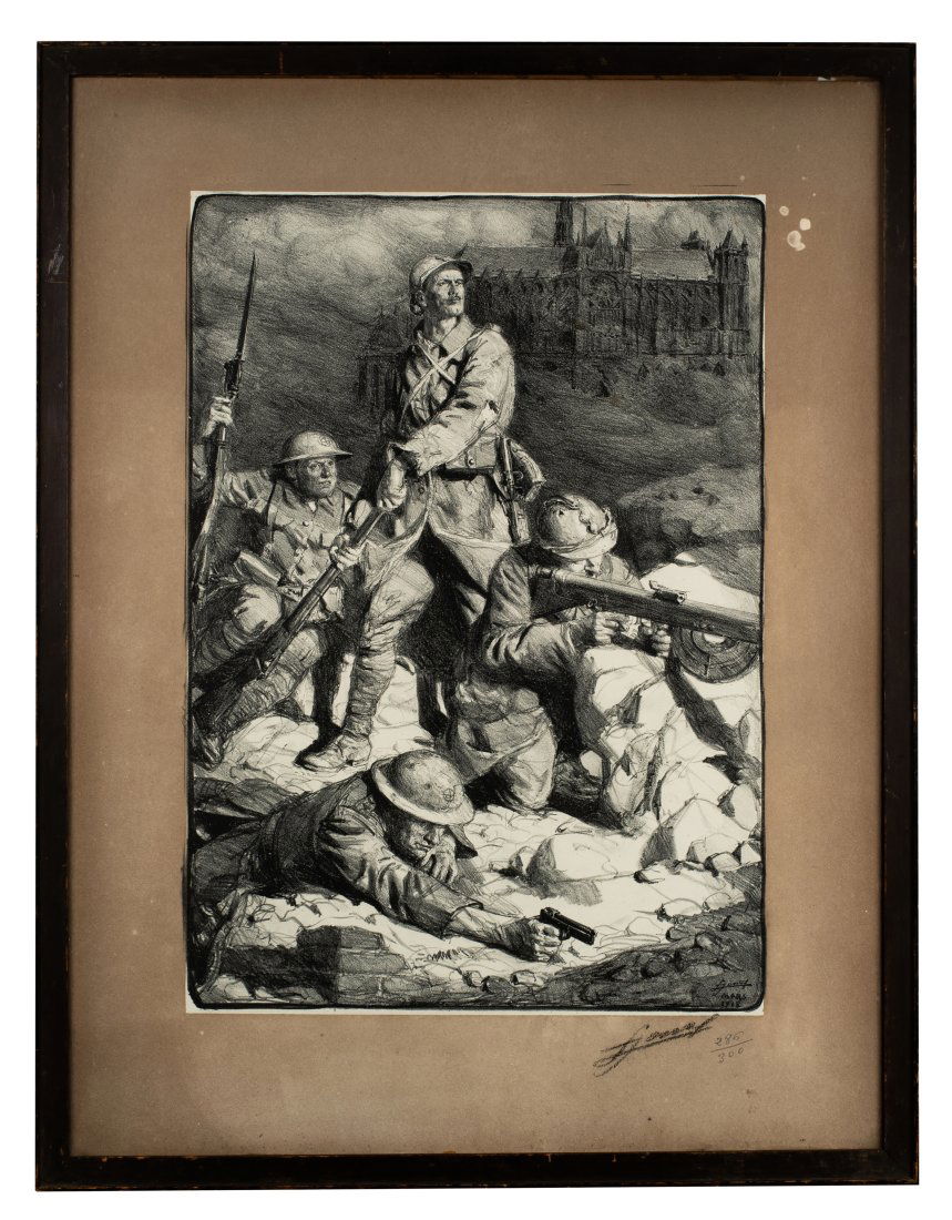 Lucien Jonas (1880-1947) The Rampart of Verdun, 1916 (1 of 5)