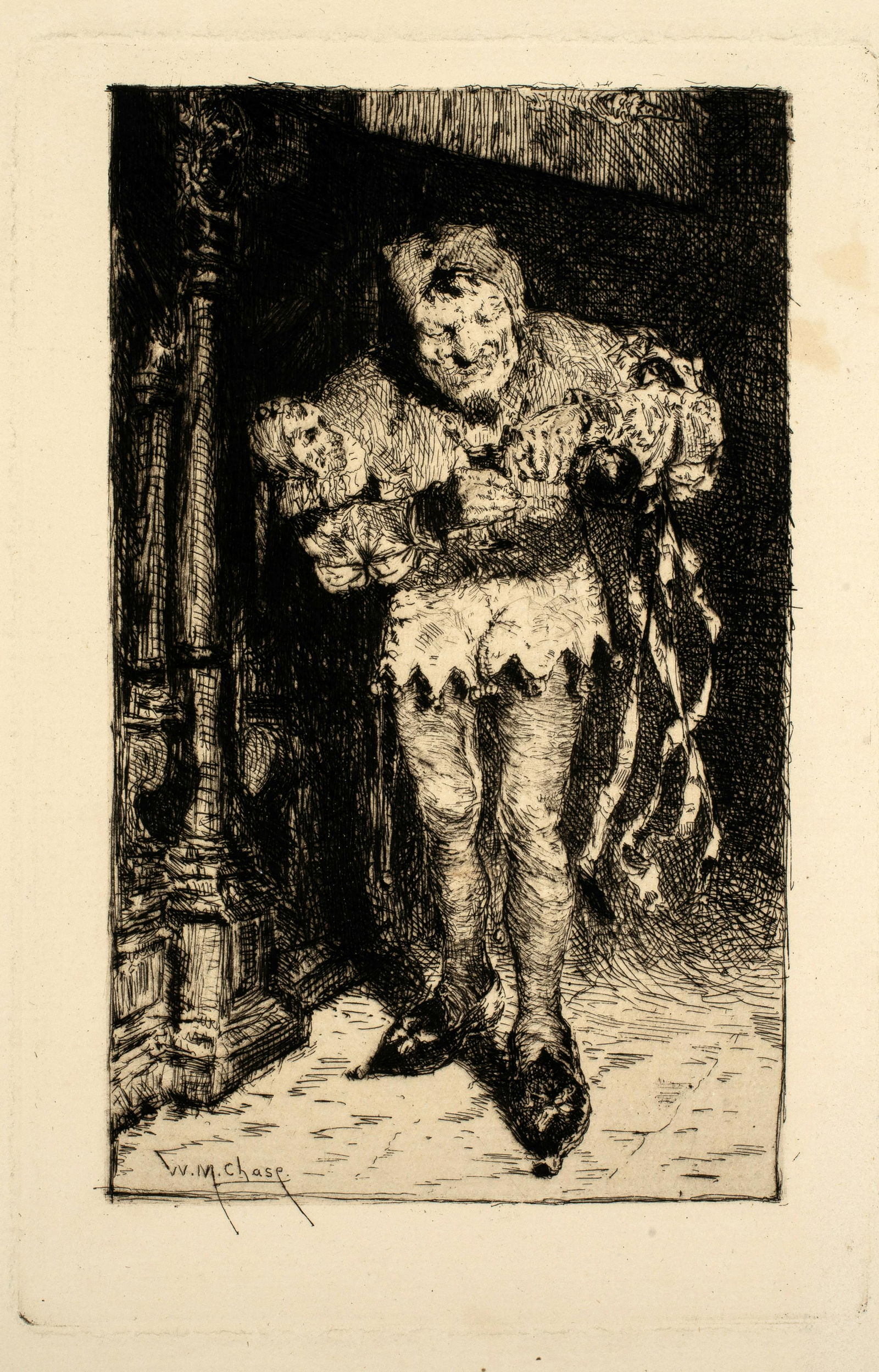 William Merrit Chase (1849-1916) The Court Jester (1 of 3)