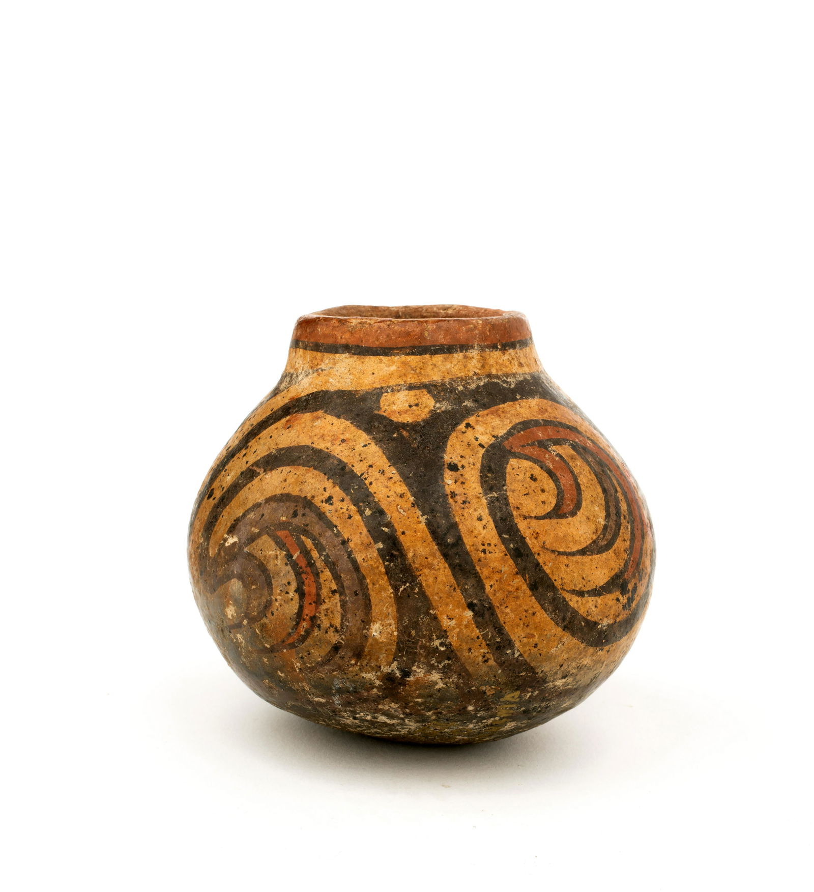 A Pre-Columbian Polychrome Pottery Jar (1 of 9)