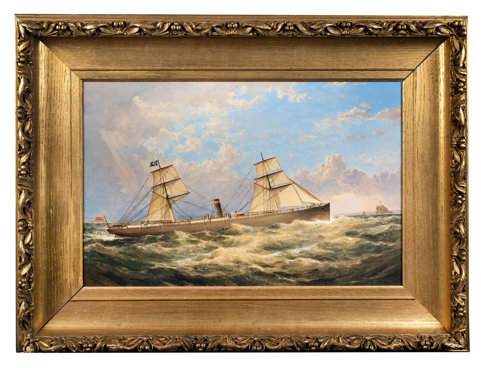 19th Century American School 'Portrait of a Steamer' (1 of 8)