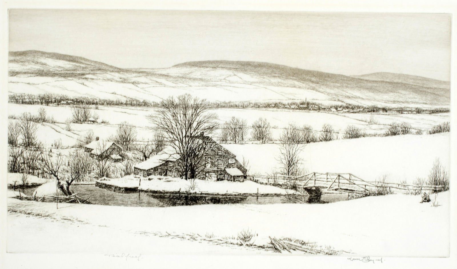 Harold Kerr Eby (1889-1946) 'Cider Mill, 1940' (1 of 3)