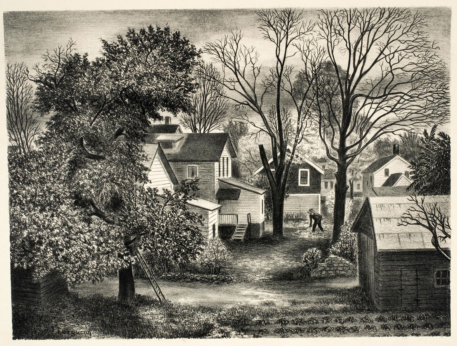 Edward Ferguson (1914-2001) 'Fall Day, 1939' (1 of 5)