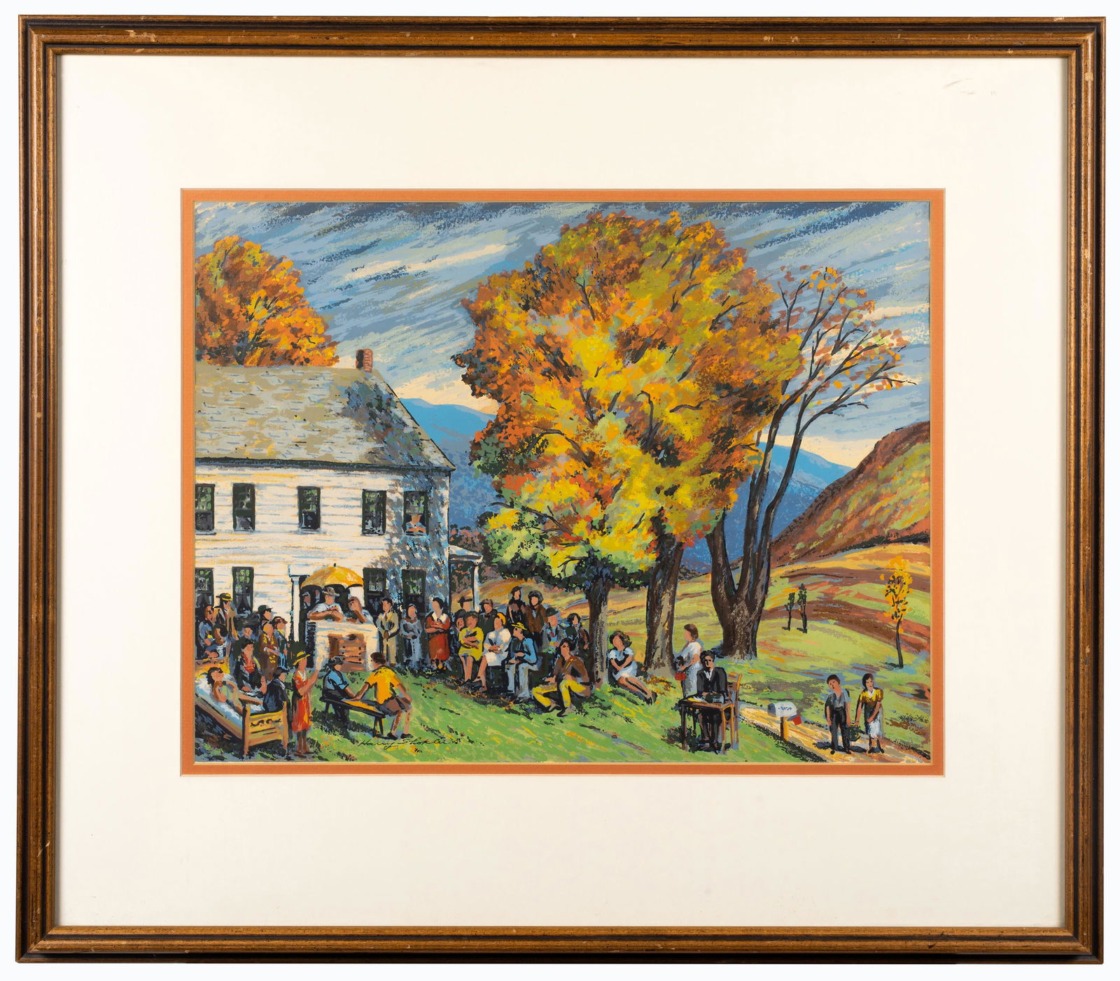 Harry Shokler (1896-1978) 'Vermont Auction' (1 of 5)