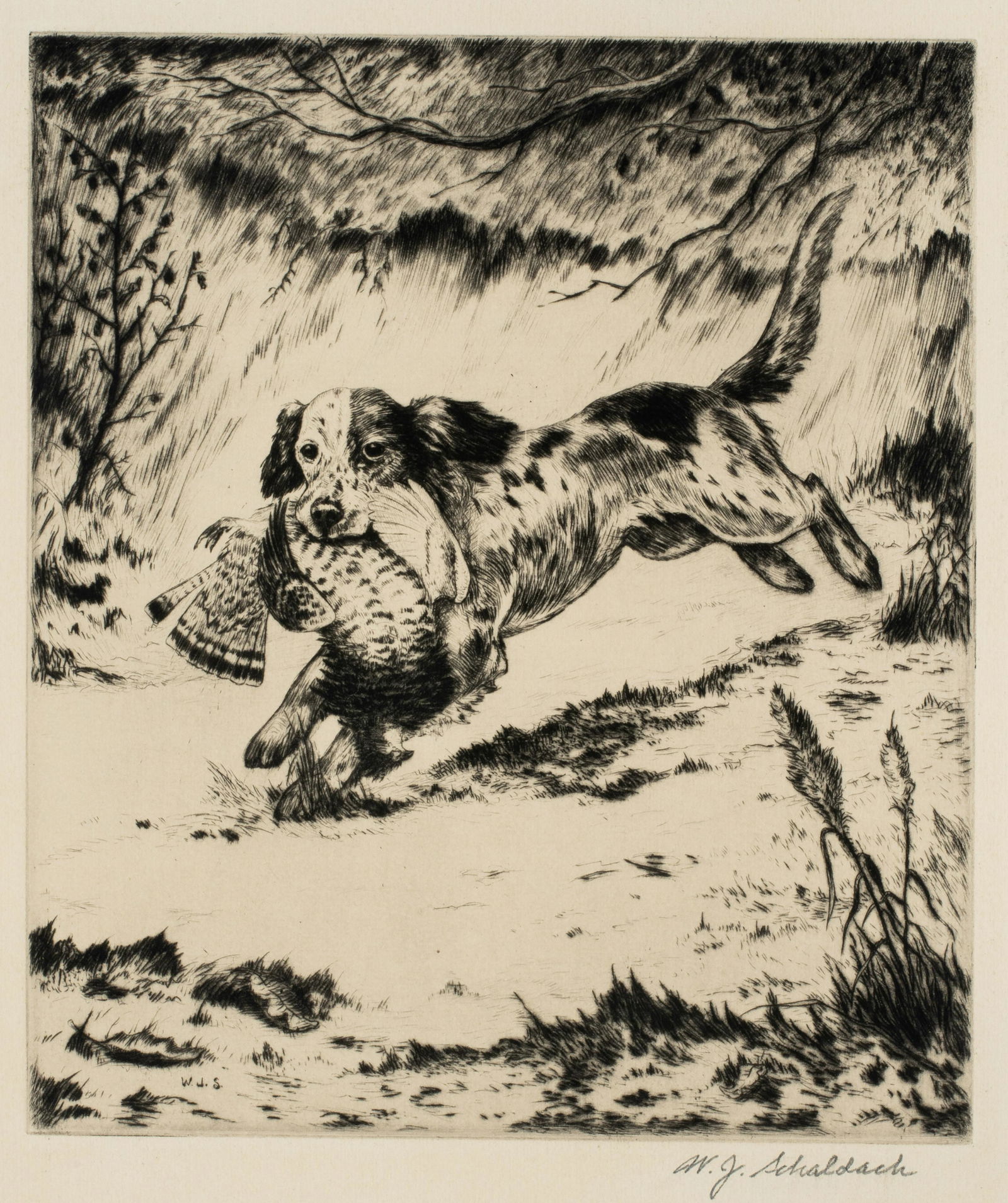 William Joseph Schaldach (1896-1982) 'Promising Puppy' (1 of 4)