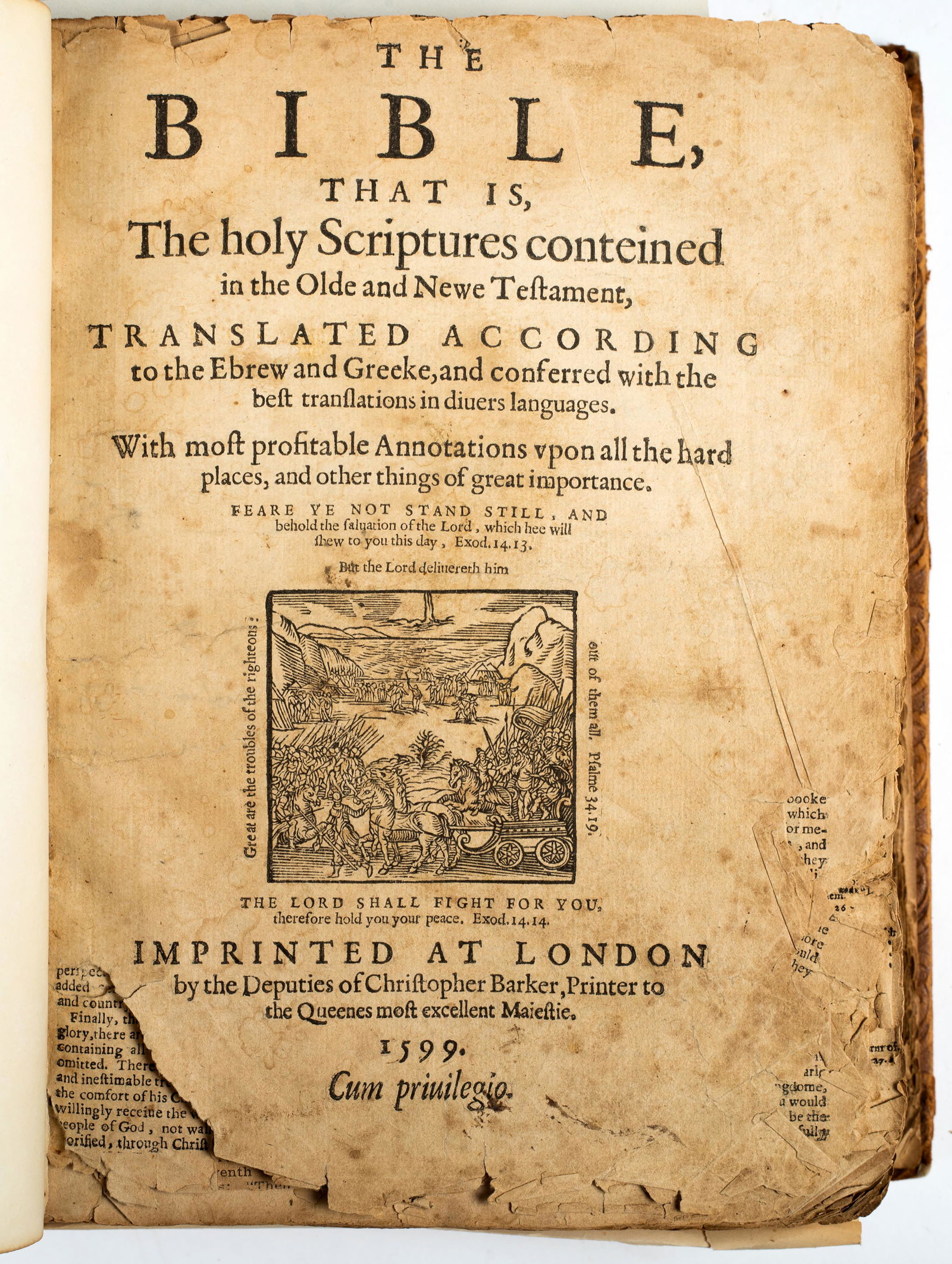 1599 Geneva/Breeches Bible (1 of 12)