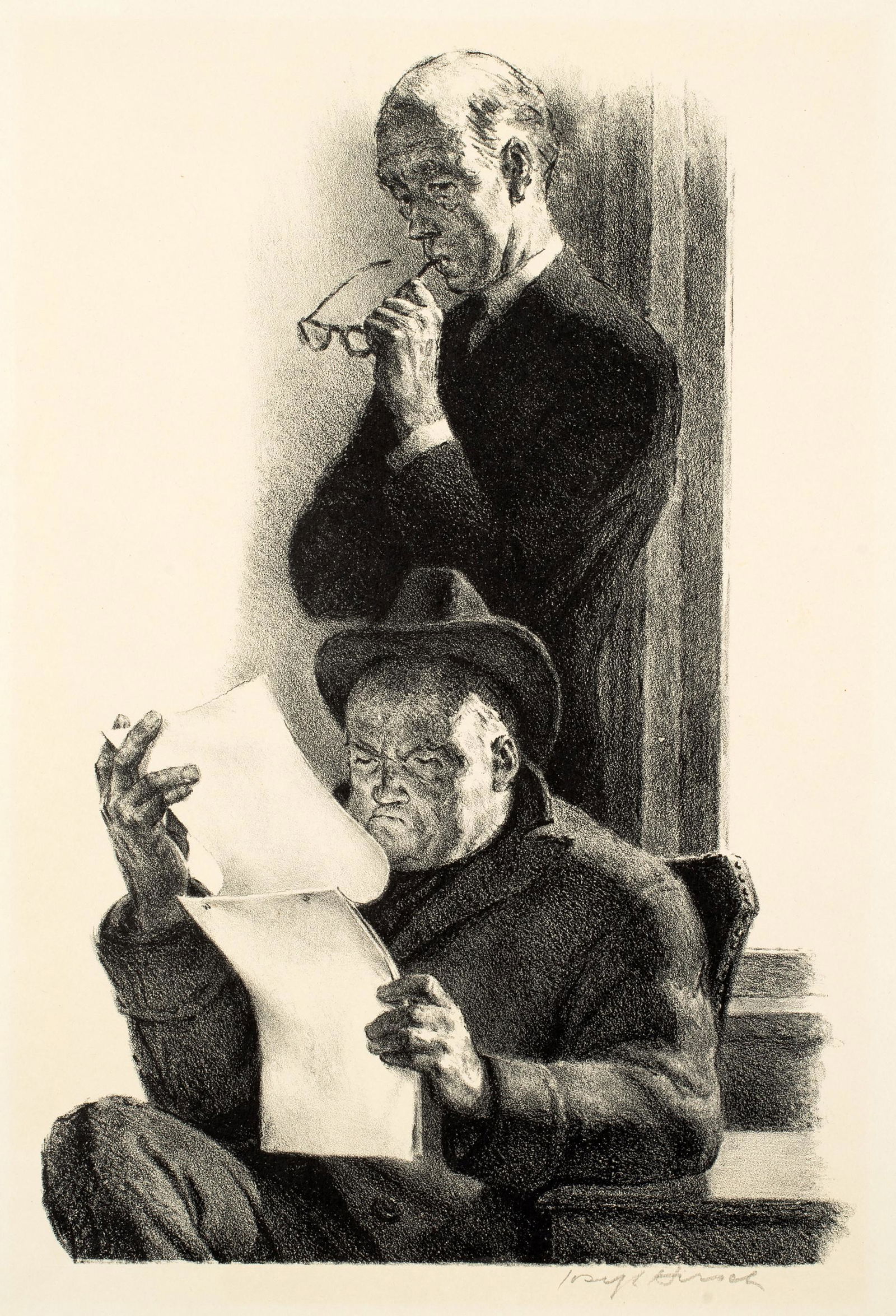 Joseph Hirsch (1910-1981) 'Brief, 1946' (1 of 4)