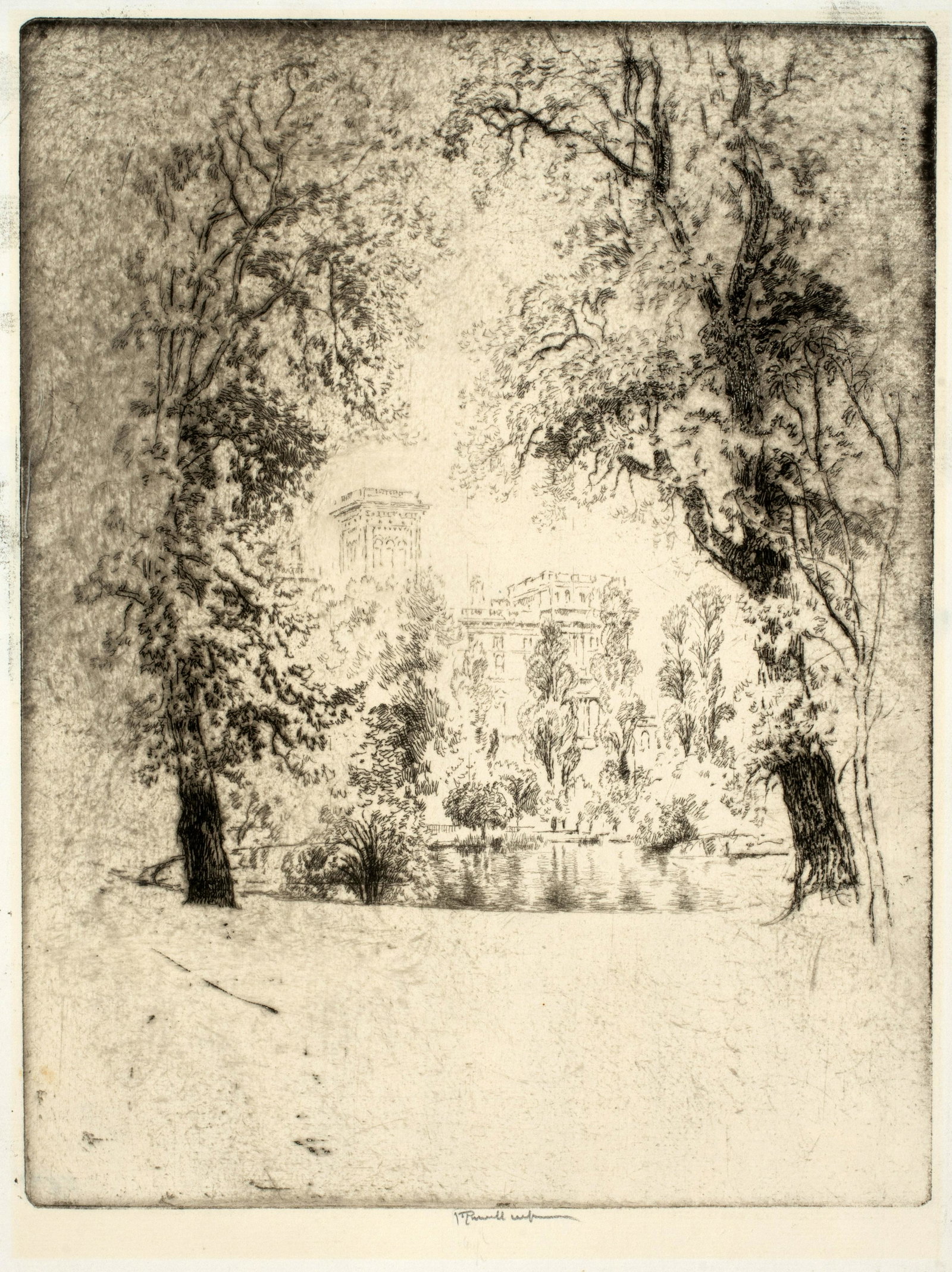 Joseph Pennell (1857-1926), The Foreign Office, 1904 (1 of 6)