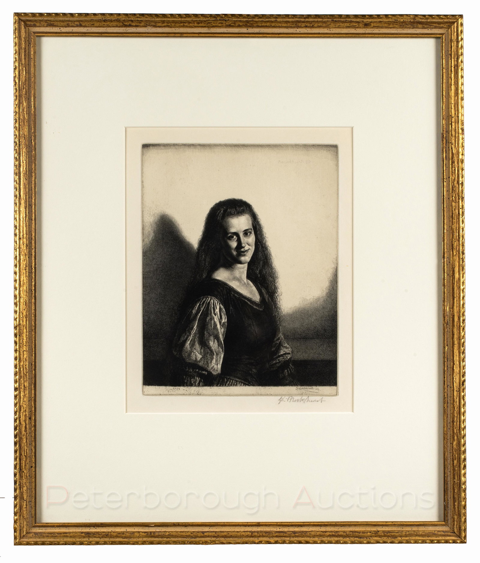 Gerald Leslie Brockhurst (1890-1978), Anais II, 1930 (1 of 5)