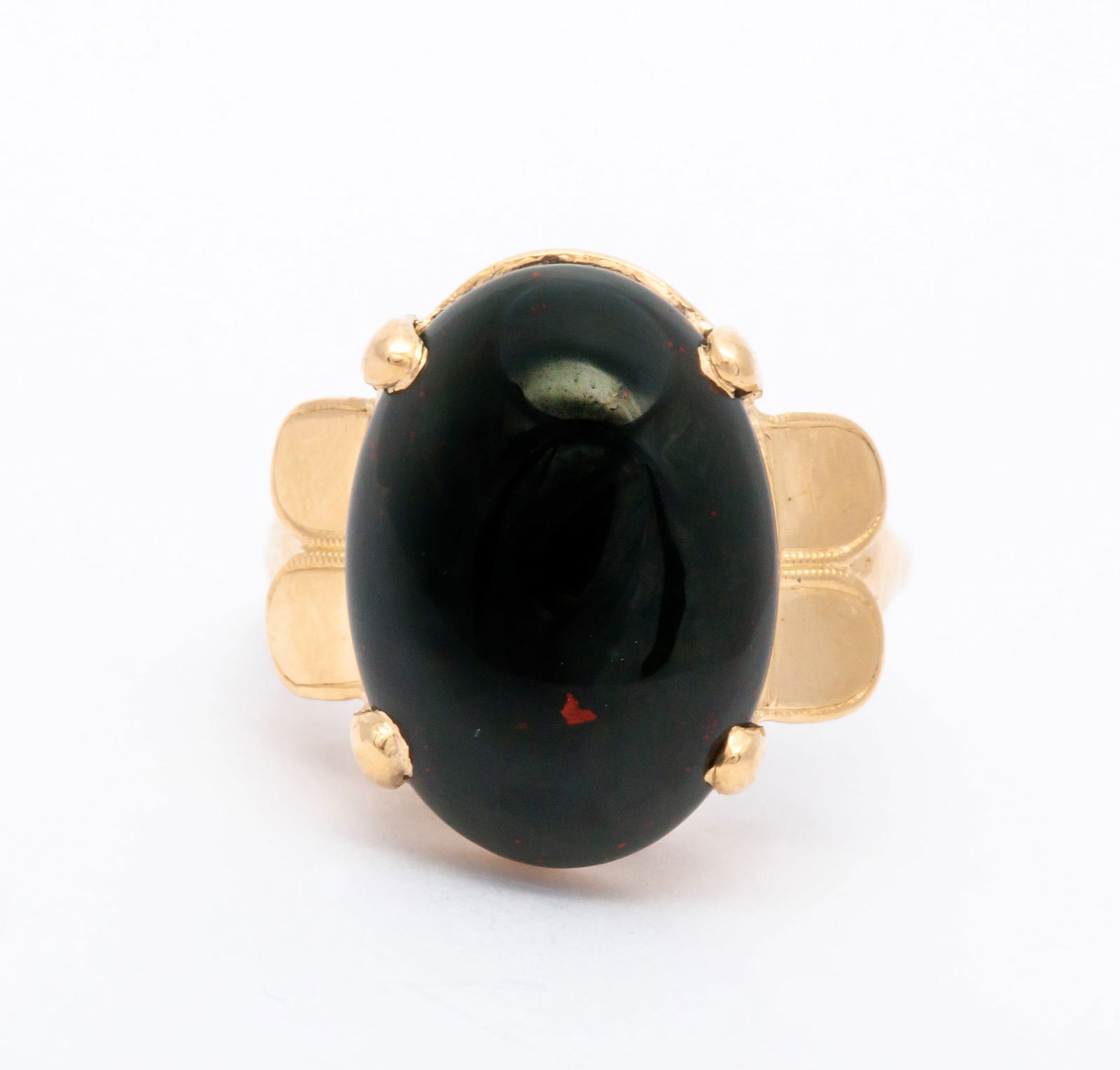 A Vintage 14K Gold Bloodstone Ring (1 of 9)