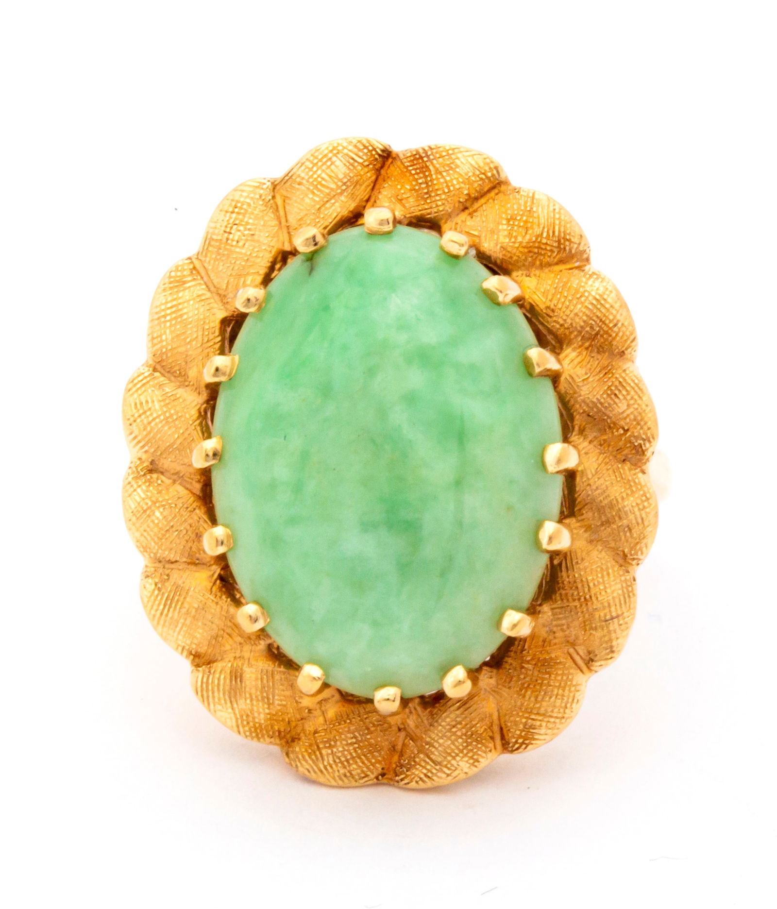 A Vintage 14K Gold Jadeite Ring (1 of 15)