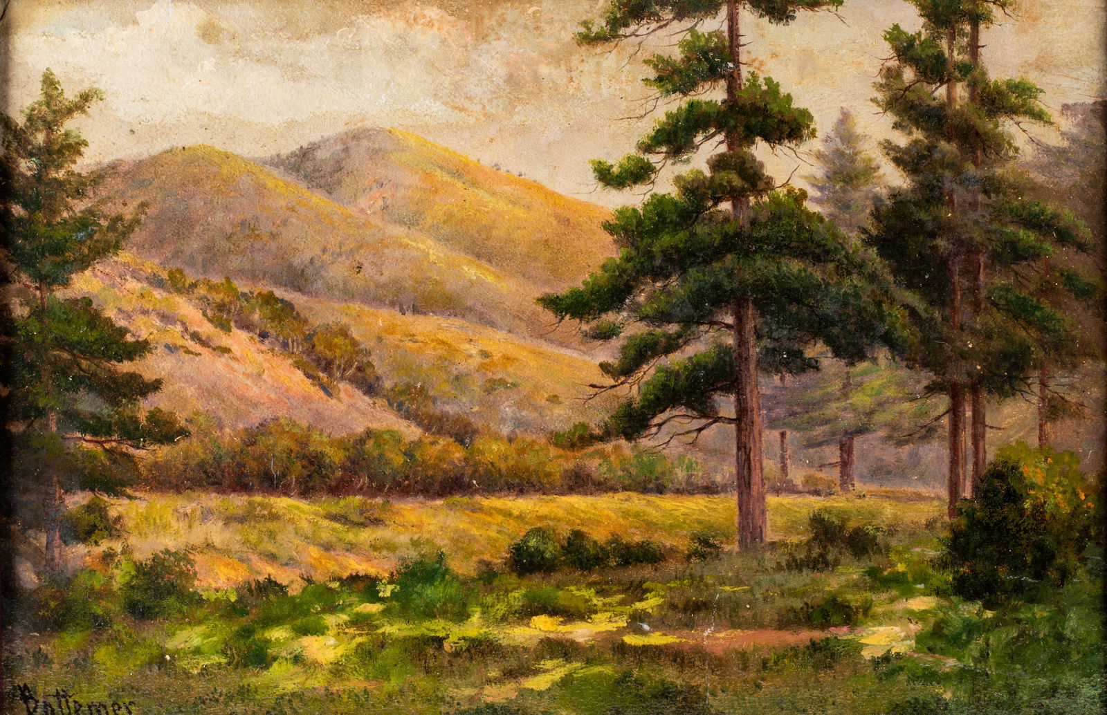 L. Pierre (Lawrence) Bottemer (1891 - 1981), Mountain West Landscape, 1945 (1 of 7)