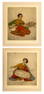 Elyse Ashe Lord (1900-1971) Pair of Hand Colored Musicians Etchings
