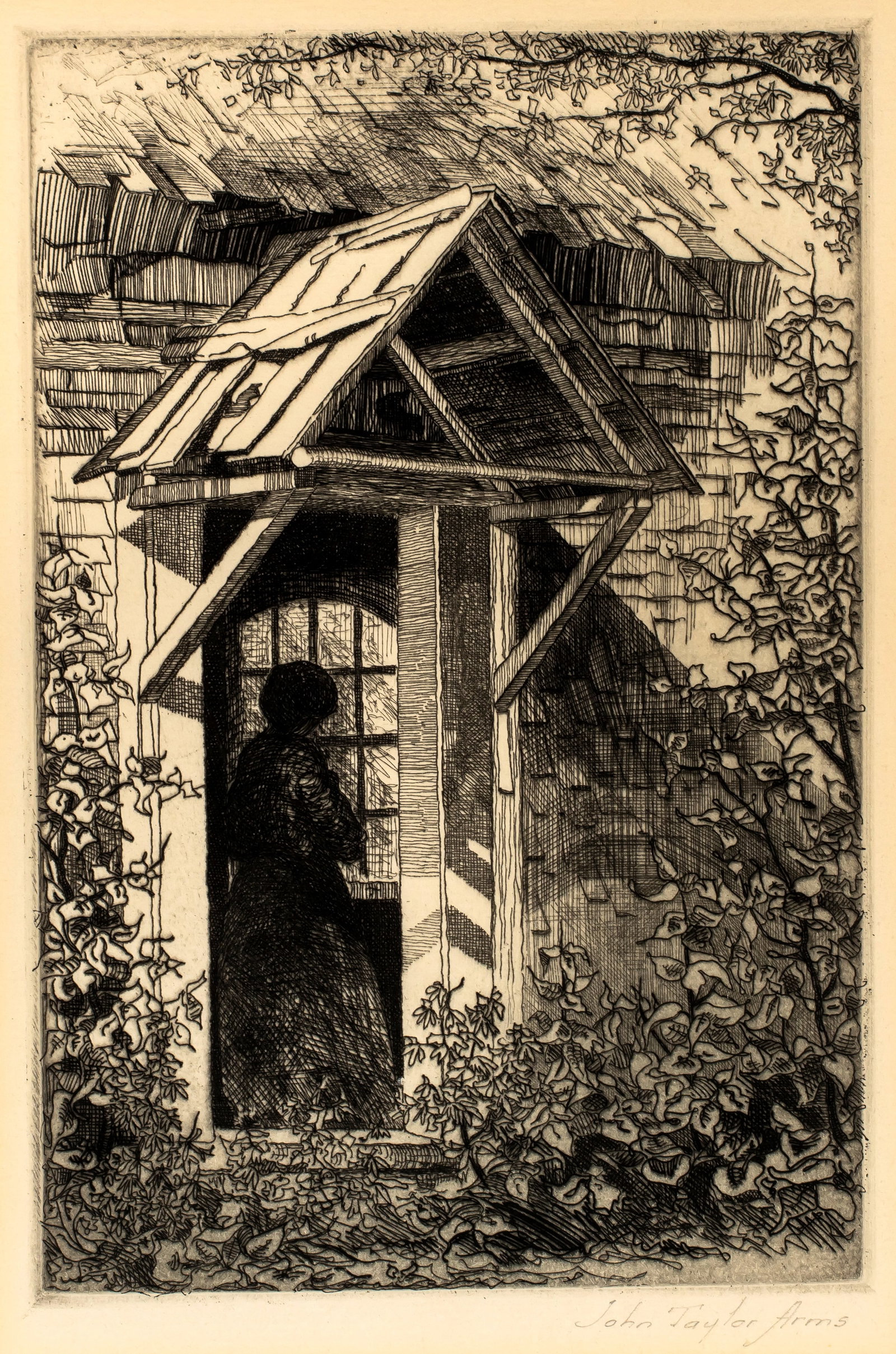 John Taylor Arms (1887-1953) La Porte du Fermier (The Farmhouse Door), 1920 (1 of 4)