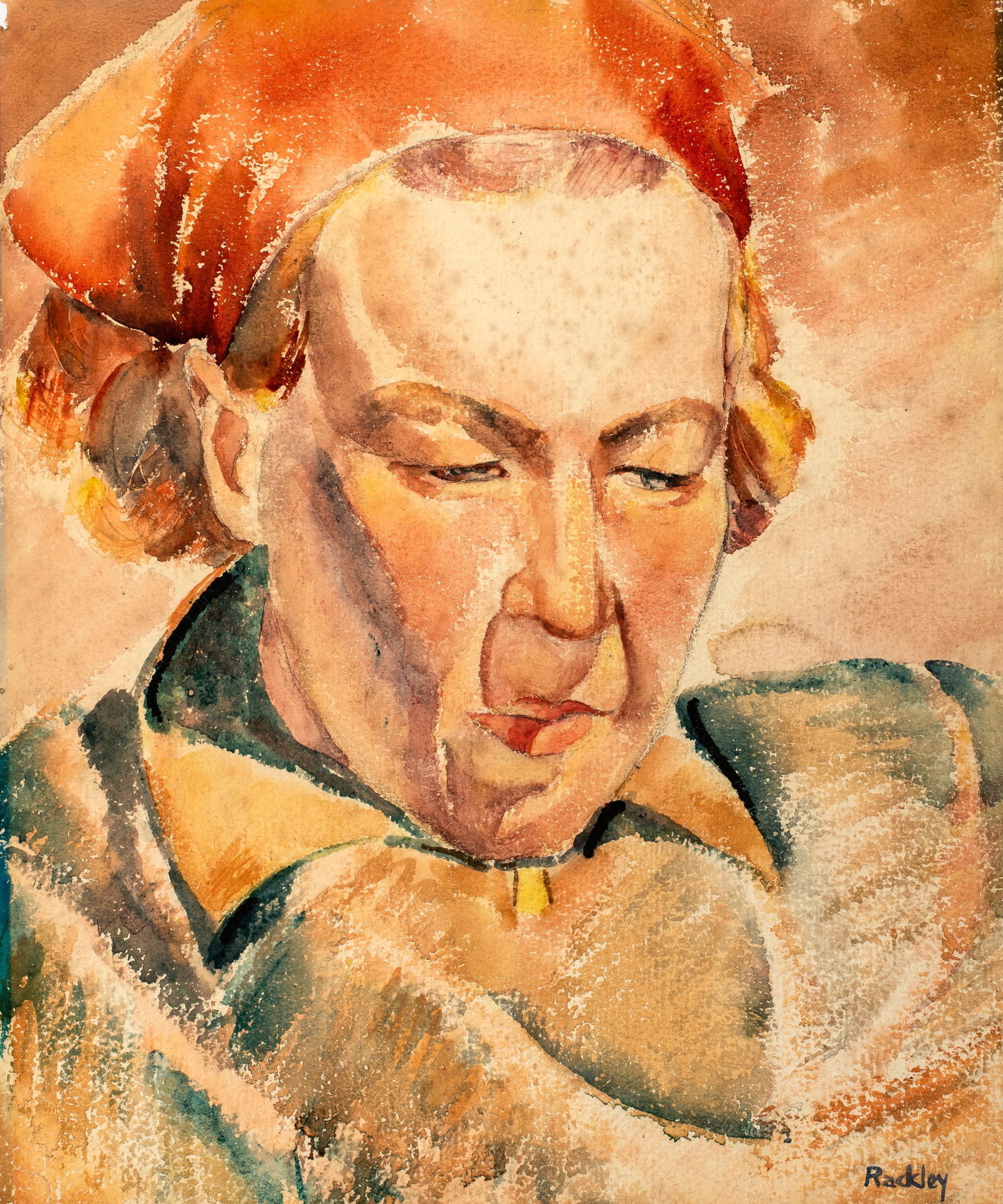 Mildred Rackley (1906-1992) Portrait of a Woman, c.1930 (1 of 7)