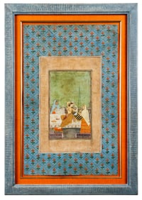 A Mughal Ragamala Series Illustration, Possibly Depicting Vilaval Ragini