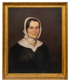 Horace Bundy (1814-1883) Portrait of a Lady, Harriette Willey Holt (1799-1877), c.1840's