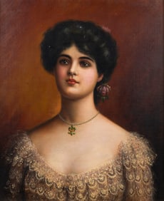 Benjamin Raborg (1871 - 1918) Portrait of a Lady, 1902