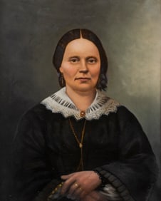 [American School] Victorian Mourning Portrait
