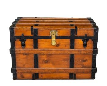 A Restored Common Sense Steamer Trunk, F.J. Palica