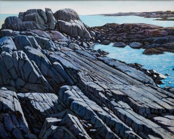 Ted Giavis (1920-2008) Evening Calm, 1994