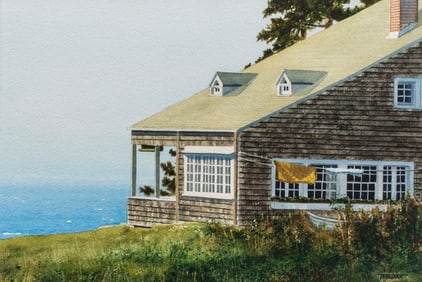 Thomas Newnam (b.1946) Monhegan Breeze, Watercolor